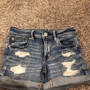 american eagle light washed denim